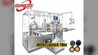 Hoge snelheid lippenstiftvuller en glittermachine