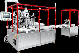 Slant Lipstick Filling Production Line voor gladde en precieze Lipstick Bulk Filling Luchtdruk 0,4-0,7Mpa