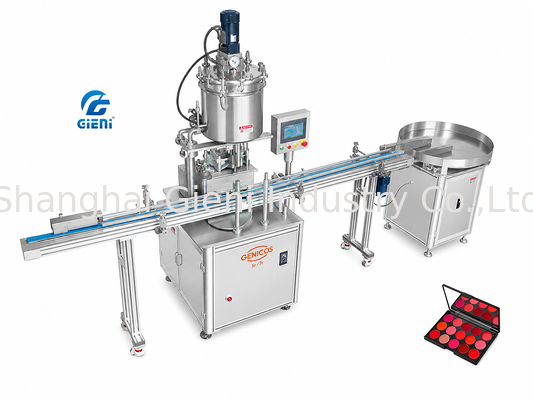 EGR-4H-HF6 4-Nozzle Automatic Servo Drive Hot Filling Machine for 6ml Small Cosmetic Tubes 80 Tubes/Min Touch Screen PLC