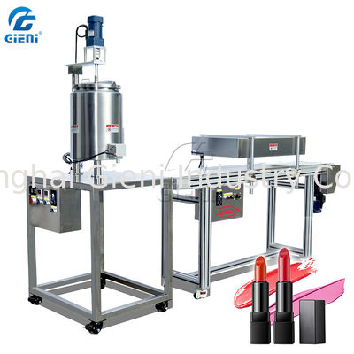 SUS316L de hand giet Lippenpommade het Vullen Machine met 20L Verwarmend Mengt Tank