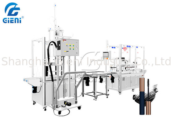 Automatische roterende lipgloss lipcream mascara vul- en sluitmachine