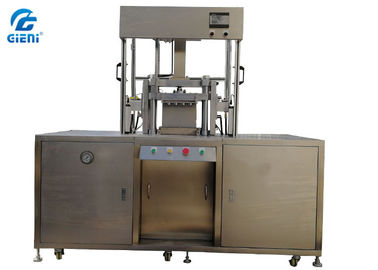 Goede prijs. De volledig Hydraulische Kosmetische Machine van de Poederpers voor Stichtingscake, 6 holten per vorm, het autopoeder voeden online