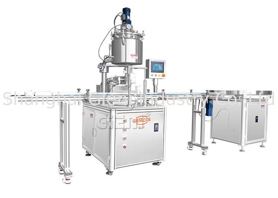 de Camouflagestiftroom van 45pcs/Min 100ml Kosmetische het Vullen Machine met Pijp het Opheffen