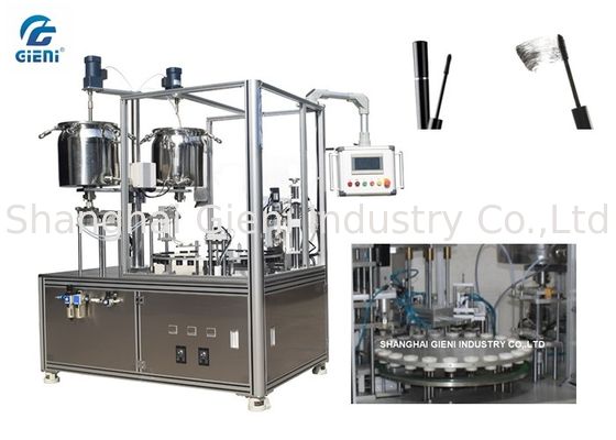 Roterend Typemascara het Vullen Machineroestvrij staal met Borstel die Apparaat opnemen