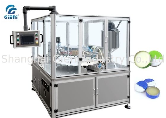 Zuigertype PLC Controlecapsuleermachine voor Vaseline het Vullen Machine met Roestvrij staalmateriaal