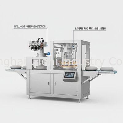 Intelligente drukdetectie kussensvulmachine met omgekeerd ringpersysteem voor hoge snelheid 48pcs/min Compacte productie