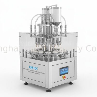 JQR-02C Roterende CC-crèmevulmachine met 24-30 cycli / minuut, nauwkeurigheid van ± 0,1 g en CE-certificering