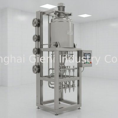 Sanitaire warmvulmachine met SUS316L roestvrijstalen tank op- en afheffing en volledige verwarming voor cosmetische vulstof