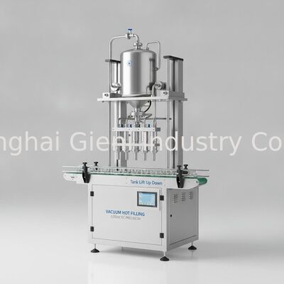 Vacuüm hete vulmachine met vacuümontluchting en tanklift omhoog en omlaag voor nauwkeurig cosmetisch vullen