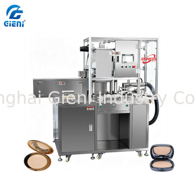 C-15 PLC Touchscreen Gestuurde Cosmetische Poederpersmachine met 15 Ton Maximale Druk en 5-15 Seconden Cyclustijd