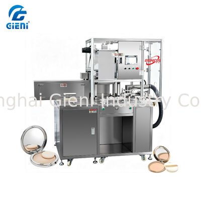 C-16 SS304 Roestvrij Staal Cosmetische Poederpersmachine met 10 Ton Maximale Druk en 2-3 Matrijzen per Minuut Output
