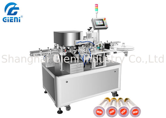 PLC Controle 2KW 90pcs/Min Lipstick Labeling Machine