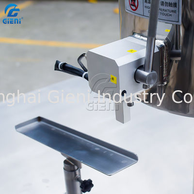SUS316L de hand giet Lippenpommade het Vullen Machine met 20L Verwarmend Mengt Tank