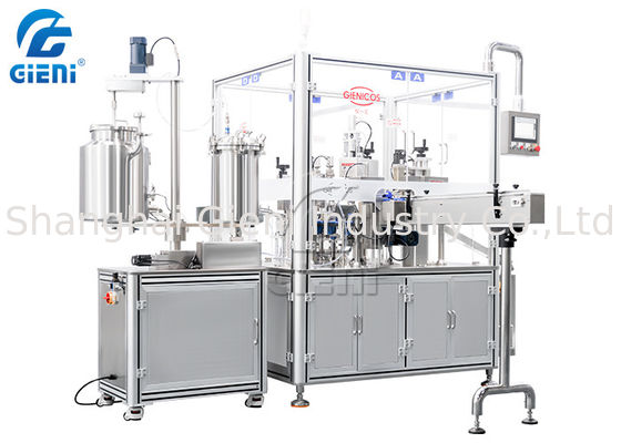 Roterende Type60pcs/Min Lip Gloss Tube Filler Machine