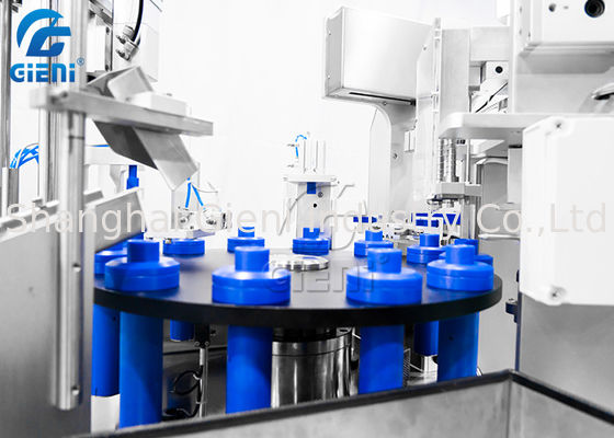 Semi Automatische Roterende het Vullen en het Afdekken Machine voor Mascara of Lipgloss