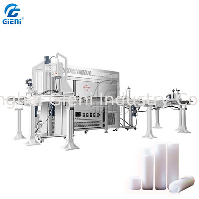 Het voorverwarmen van de Lippenpommadevuller van de Balsemstok Hete het Vullen Lijn Enige Pijp