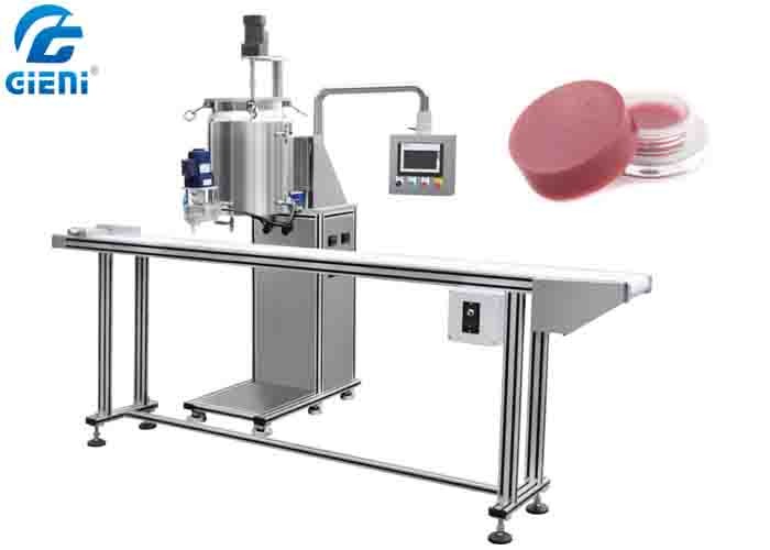 Semi - Auto de Lipgloss van de Toestelpomp het Vullen Machine voor Viscositeitsmaterialen