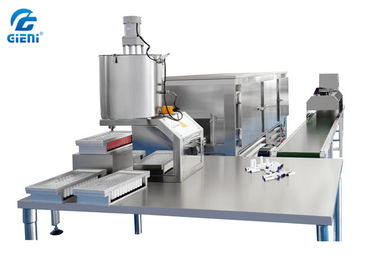 Goede prijs. Lippenpommade Semi Auto het Vullen Machine met het Koelen en het Opnieuw smelten Functie online