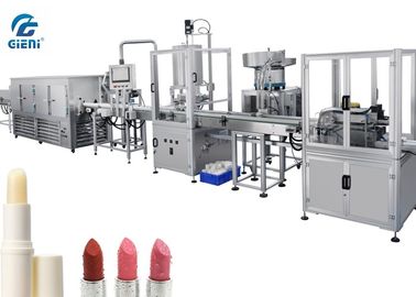 Goede prijs. Volledige Automatische Lippenpommade het Vullen Machine met het Koelen van Tunnel online