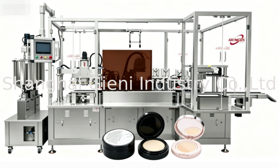 High Speed 48PCS/Min NBR Sponge Cushion Filling Machine met visuele inspectie en vier spuitstukken Servo Filling