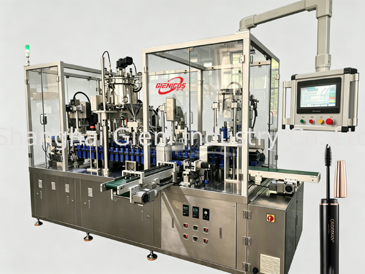JQH-02 Automatische lipgloss vul- en bekledingsmachine hoge snelheid 80 PCS/MIN cosmetische vulmachine