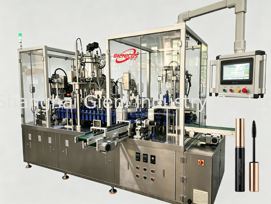 JQH-02 High Speed Automatic Lipgloss Filling Machine PCS/MIN Servo Piston Filler Cosmetische verpakkingslijn