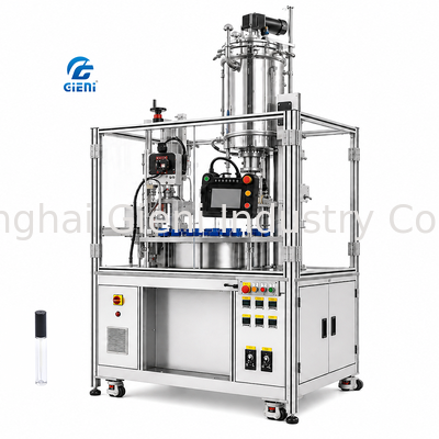 High-Precision Lippenstift Glans Vulmachine met 900 BPH Snelheid Keramische Roterende Klep en Geautomatiseerd CIP-systeem