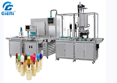 Goede prijs. 5 pijpen volledig Silicone de Kosmetische het Vullen Vormende Machine van de Machinelippenstift met Koeltunnel online