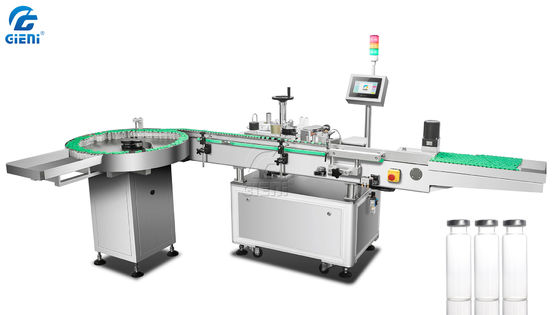 300/Min Round Bottle Vertical Cosmetic-Etiketteringsmachine