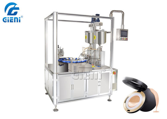 Goede prijs. Kosmetische de Room van CC het Vullen Machine 10pcs/Min With 16 Roterende Posten online